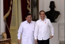 Pilpres 2024 Prabowo-Jokowi? Sekber Gugat UU Pemilu 2017 FOTO: Menteri Pertahanan Prabowo Subianto dan Presiden Joko Widodo saat bertemu di Istana Merdeka dalam kesempatan lainnya.