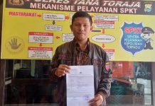 DJM Kembali Dilaporkan ke Polres Tana Toraja Atas Dugaan Tindak Pidana