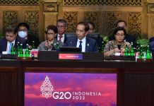 Di KTT G20, Presiden Jokowi Sampaikan Kondisi Ekonomi Global, Ketahanan Pangan, dan Energi FOTO: Presiden Jokowi saat menyampaikan pidatonya di Sesi I KTT G20 di Bali