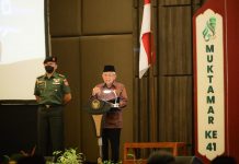 Wapres Buka Muktamar Nasional ke-41 Al Irsyad Al Islamiyyah FOTO: Wakil Presiden RI KH. Ma'ruf Amin saat peresmian pembukaan Muktamar Nasional ke-41 Al Irsyad Al Islamiyyah di Purwokerto.