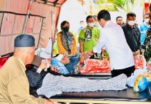 Kunjungi RSUD Sayang Cianjur, Presiden Pastikan Pasien Korban Gempa Ditangani Baik FOTO: Presiden RI Joko Widodo (Jokowi) mengunjungi Rumah Sakit Umum Daerah (RSUD) Sayang Cianjur, di Kabupaten Cianjur, Provinsi Jawa Barat, pada Kamis (24/11/2022). Foto: Laily Rachev