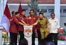 Presiden Resmikan Asrama Mahasiswa Nusantara di Surabaya FOTO: Presiden Jokowi pada acara peresmian AMN Surabaya, Selasa (29/11/2022). (Foto: Humas Setkab/Oji)