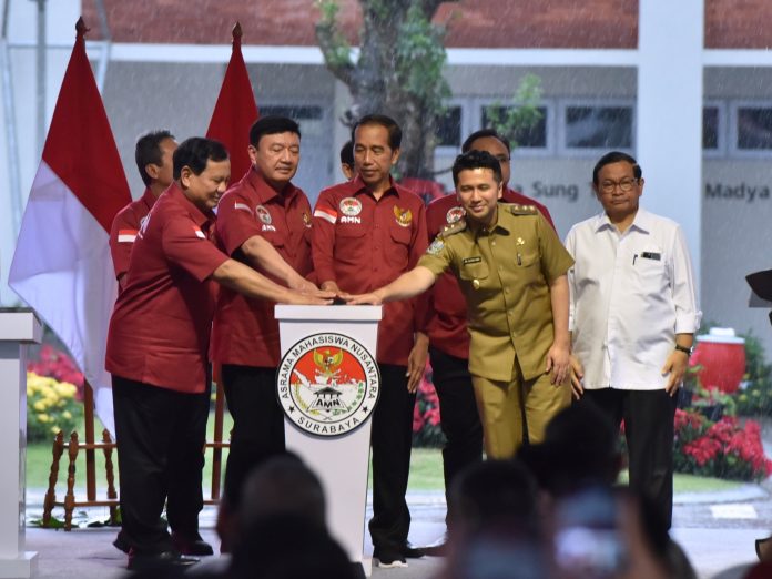 FOTO: Presiden Jokowi pada acara peresmian AMN Surabaya, Selasa (29/11/2022). (Foto: Humas Setkab/Oji)