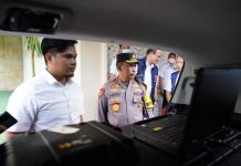 Kapolri Tegaskan Telah Siapkan Antisipasi Serangan Siber di KTT G20 FOTO: Kapolri Jenderal Listyo Sigit Prabowo saat meninjau di Posko Satgas Gakkum Mabes Polri di Badung, Bali, Sabtu, 12 November 2022.