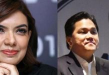 Survei Indikator, Erick Thohir dan Najwa Shihab diunggulkan Menjadi Ketum PSSI, ini Kata Ara Foto Kolase Erick Thohir dan Najwa Shihab/Net
