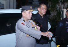 Pertebal Keamanan KTT G20, Polri Gelar Patroli Skala Sedang FOTO: Kepala Biro Pengendalian Operasi (Karodalops) Sops Polri, Brigjen Endi Sutendi meninjau kesiapan keamanan KTT G20 dengan menggelar patroli skala sedang pada Minggu (13/11/2022) malam.