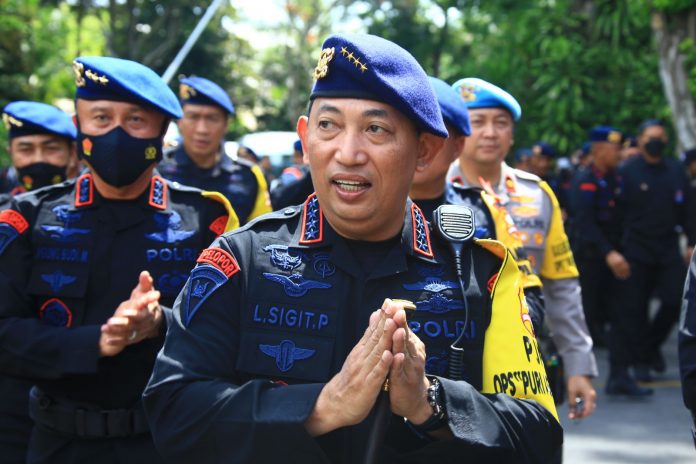 FOTO: Kapolri Jenderal Listyo Sigit Prabowo menghadiri perayaan HUT Brigade Mobile (Brimob) ke-77. Perayaan secara sederhana ini dilakukan di Posko Command Center 91 ITDC, Nusa Dua Bali, Senin (14/11/2022) Kesempatan lainnya