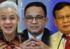 Survei Litbang Kompas Anies Baswedan Ungguli Prabowo dan Ganjar FOTO: Kolase Ganjar Pranowo, Anies Baswedan dan Prabowo Subianto/Net