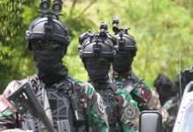 Mabes TNI Turunkan Satgaspassus untuk Pengamanan VVIP di KTT G20 FOTO: Satuan Tugas Pasukan Khusus (Satgaspassus) yang tergabung dalam Komando Gabungan Terpadu Pengamanan Very Very Important Person (Kogabpadpam VVIP)