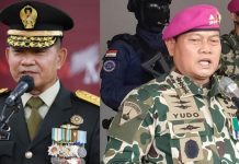 Perang Bintang, Siapa yang Layak Panglima TNI, Jenderal Dudung atau Laksamana Yudo? Foto kolase Kepala Staf Angkatan Darat (KSAD) Jenderal TNI Dudung Abdurachman dan Kepala Staf Angkatan Laut (KSAL) Laksamana TNI Yudo Margono