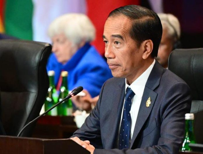 FOTO: Presiden RI Joko Widodo (Jokowi) secara resmi menutup rangkaian Presidensi G20 Indonesia, Rabu (16/11/2022), di Hotel The Apurva Kempinski, Bali.