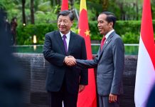 Indonesia dan Tiongkok Sepakati Lima Dokumen Kerja Sama FOTO: Presiden RI Joko Widodo dan Presiden Republik Rakyat Tiongkok (RRT) Xi Jinping, saat digelar KTT G20 di Hotel The Apurva Kempinski, Bali. (Sumber: Tangkapan Layar)