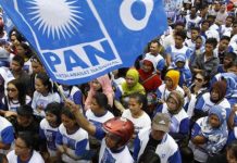 Kader PAN Bentuk Wadah ‘Amanat Indonesia’ Deklarasi Dukung Anies Capres FOTO: Suasana kampanye Partai Amanat Nasional (PAN) pada Pemilu 2019 lalu.