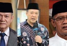 Muktamar Ke 48: Tiga Nama Menguat Jadi Pimpinan Pusat Muhammadiyah Foto: Ki-ka, Anwar Abbas-Syamsul Anwar-Haedar Nashir/RMOL