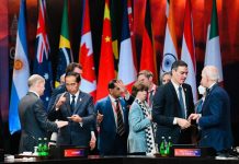 KTT G20 Pemerintah Alokasikan Anggaran Infrastruktur Rp 598,1 Miliar FOTO: Para pemimpin negara G20 saat menghadiri KTT di Bali beberapa waktu lalu.