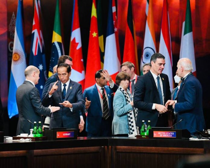 FOTO: Para pemimpin negara G20 saat menghadiri KTT di Bali beberapa waktu lalu.