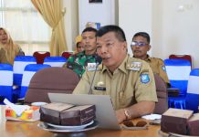 Inflasi Rendah, Kemendagri Apresiasi Pemprov DKI dan Pemkab Bulukumba FOTO: Bupati Bulukumba Muchtar Ali Yusuf saat menghadiri Rapat Koordinasi (Rakor) Pengendalian Inflasi di Daerah bersama Mendagri Muhammad Tito Karnavian melalui video conference di Gedung Sasana Bhakti Praja Kantor Pusat Kemendagri, Jakarta, Senin 22 November 2022.