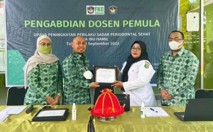 FOTO: Fakultas Kedokteran Gigi. Universitas Muslim Indonesia (FKG UMI), melaksanakan program pengabdian kepada masyarakat.