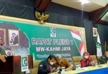 Ketum KAHMI JAYA: YAKUSA Anies Baswedan Presiden! FOTO: Ketua Umum KAHMI JAYA, Mohamad Taufik membuka Rapat Pleno ke-1 KAHMI JAYA di Gedung LPPI, Kemang, Jakarta, Sabtu (19/3).