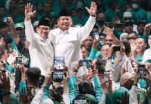 Kemesraan PKB dan Gerindra Bisa Jadi Cuma Seumur Jagung FOTO: Ketua Umum Partai Gerakan Indonesia Raya (Gerindra) Prabowo Subianto bersama Ketua Umum Partai Kebangkitan Bangsa (PKB) Muhaimin Iskandar/Net