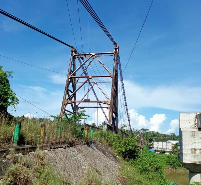 FOTO: Kondisi Jembatan Pacongkang Soppeng, [Properti PSPM Sulsel)