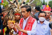 Presiden Ajukan Satu Calon Panglima TNI kepada DPR FOTO: Presiden Jokowi dalam kunjungan kerja ke Pontianak, Kalbar, Selasa (29/11/2022). (Foto: BPMI Setpres/Laily Rachev)