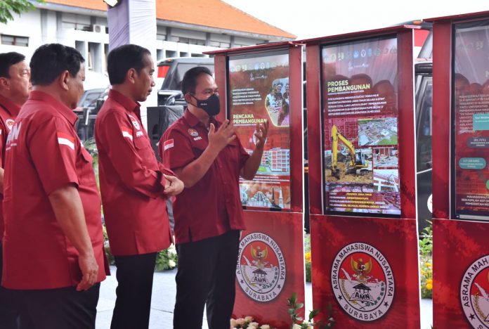 FOTO: Presiden Jokowi meresmikan AMN Surabaya, Selasa (29/11/2022). (Foto: Humas Setkab/Oji)