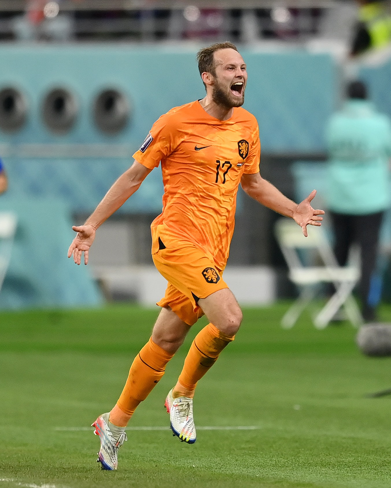 FOTO: Timnas Belanda usai mencetak gol di putaran 16 besar saat berhadapan Timnas Amerika dengan skor akhir 3-1 Pada hari Sabtu (3/12/2022) malam. (Ist) 