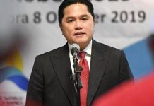 Gunakan Fasilitas Negara, Badko HMI Jabodetabek-Banten Desak Jokowi Copot Erick Thohir FOTO: Menteri BUMN Erick Thohir
