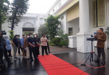 Menpora: Liga 1 Indonesia Dilanjutkan Tanpa Penonton FOTO: Menteri Pemuda dan Olahraga (Menpora) Zainudin Amali memberikan keterangan pers, Selasa (06/12/2022) sore, di Kompleks Istana Kepresidenan, Jakarta. (Foto: Humas Setkab)