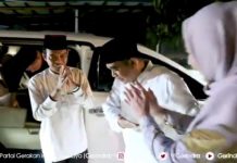 UAS Sambangi Ahmad Muzani Beri Tausiah Kader Gerindra FOTO: UAS Sambangi Sekjen Gerindra Ahmad Muzani/Net