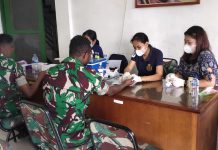 Peringati Hari Juang TNI AD, Kodim 1715/Yahukimo Gelar Donor Darah FOTO: Kodim 1715/Yahukimo menggelar kegiatan Bakti Sosial Donor Darah bertempat di Makodim 1715/Yahukimo, Distrik Dekai, Kabupaten Yahukimo, Provinsi Papua Pegunungan, Sabtu (10/12).