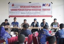 PT SCI Gelar Sosialisasi Pengenalan Sarana Perkeretaapian Sulsel Makassar – Pare Pare FOTO: PT Sulsel Citra Indonesia (Perseroda) Sulsel melakukan sosialisasi pengenalan sarana perkeretaapian Rute Makassar- Pare Pare, Bertempat di Malino (09-10/12/2022)