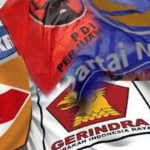 Revisi UU Pemilu: Partai Koalisi Pemerintah Sepakat Parlemen Threshold 5 Persen Ilustrasi bendera partai politik di Indonesia (ist)