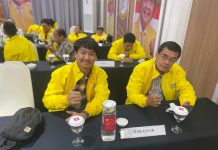 Badan Saksi Nasional Sulsel Gelar Rakorda, Ahmad Asyaraf: Makassar, Siap Dukung ProgNas DPP Golkar FOTO: Kiri, Sekretaris BSN Golkar kota Makassar Ahmad Asyaraf Thopail saat mengikuti Pendidikan Politik dan Rakorda BSN Sulsel yang digelar di Hotel Ibis Makassar. Kamis (15/12/2022)