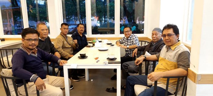 FOTO: Pengurus Wilayah Kerukunan Keluarga Turatea (PW KKT) Jeneponto Provinsi Sulawesi Barat menemui Pengurus Pusat KKT Jeneponto di Makassar, Sabtu (14/12/2022).