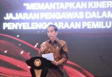 Empat Arahan Presiden Jokowi dalam Konsolidasi Nasional Bawaslu FOTO: Presiden Jokowi membuka Konsolidasi Nasional Bawaslu RI, di Hotel Bidakara, Jakarta, Sabtu (17/12/2022). (Foto: BPMI Setpres/Rusman)