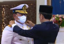 Presiden Perintahkan Panglima TNI, Untuk Bertindak Tegas ke KKB Foto: Presiden Joko Widodo Melantik Laksamana Yudo Margono/Net