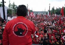 Bila Pemilu Hari ini, SMRC: PDIP Unggul, Disusul Golkar dan Gerindra FOTO: Kampanye PDIP pada Pemilu 2019