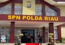 Aiptu Ruslan Tewas Ditusuk Rekan Sesama Polisi Foto: Gedung SPN Polda Riau di Jalan Raya Pekanbaru-Bangkinang, Desa Kualu Nenas, Kecamatan Tambang, Kabupaten Kampar. Foto: Rizki Ganda Marito/JPNN.com