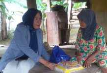 Wujud Aksi Nyata, DPD PAN Bersama PUAN Luwu Berbagi Kasih Dengan Lansia