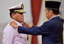 Presiden Jokowi Lantik Kepala Staf Angkatan Laut FOTO: Presiden Jokowi Melantik Kepala Staf Angkatan Laut Laksamana Madya TNI Muhammad Ali di Istana Negara Jakarta, Rabu (28/12/2022)