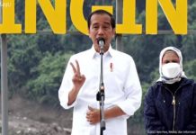 Resmikan Bendungan Beringin Sila, Presiden Dorong Peningkatan Produktivitas Pertanian di Sumbawa FOTO: Presiden RI Joko Widodo (Jokowi) meresmikan Bendungan Beringin Sila yang terletak di Kabupaten Sumbawa, Nusa Tenggara Barat (NTB), Kamis (29/12/2022).