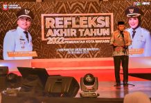 Danyonmarhanlan VI Makassar Menghadiri Refleksi Akhir Tahun 2022 FOTO: Dispen Kormar (Makassar). Danyonmarhanlan VI Makassar Mayor Marinir Aris Wibiatmoko menghadiri acara Refleksi Akhir Tahun 2022 yang diadakan oleh Balitbangda di Golden Lily Ballroom AB, 1st Four Points by Sheraton Jl. Andi Djemma No.130 Makassar. Rabu (28/12/2022).