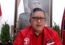 Hasto Bantah Pertemuan Presiden dengan Mantan Wali Kota Surakarta Terkait Reshuffle Kabinet FOTO: Sekertaris Jenderal PDI Perjuangan Hasto Kristiyanto.