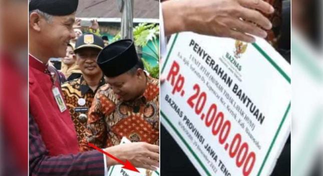 IMG-20230102-WA0015 FOTO: Gubernur Jawa Tengah Ganjar Pranowo saat memberi bantuan kepada kader PDI Perjuangan di Jateng.