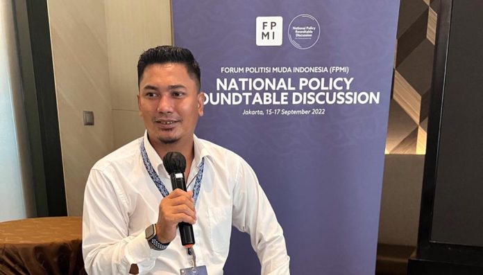 FOTO: Presidium Nasional Forum Politisi Muda Indonesia (FPMI), Yoel Yosaphat