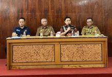 Kadispora Puji Komitmen Yasir Machmud Pimpin KONI Sulsel FOTO: Sekum KONI Sulsel, Kadispora Sulsel, Ketua KONI Sulsel dan Sekdispora Sulsel