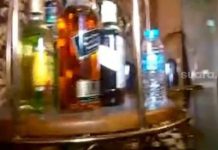 Hakim Ketua Ke Rumdis Ferdy Sambo, Sejumlah Botol Miras Terekam Kamera FOTO: Tangkap layar Sejumlah botol minuman keras (miras) terekam kamera TV Pool di rumah dinas (Rumdis) Ferdy Sambo di kompleks Polri Duren Tiga, Jakarta Selatan pada Rabu (4/1/2023.
