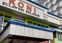 KONI Sulsel Bentuk Tim Koordinasi Kesiapan PRAPON 2023 Foto kantor KONI Sulawesi Selatan (ist)